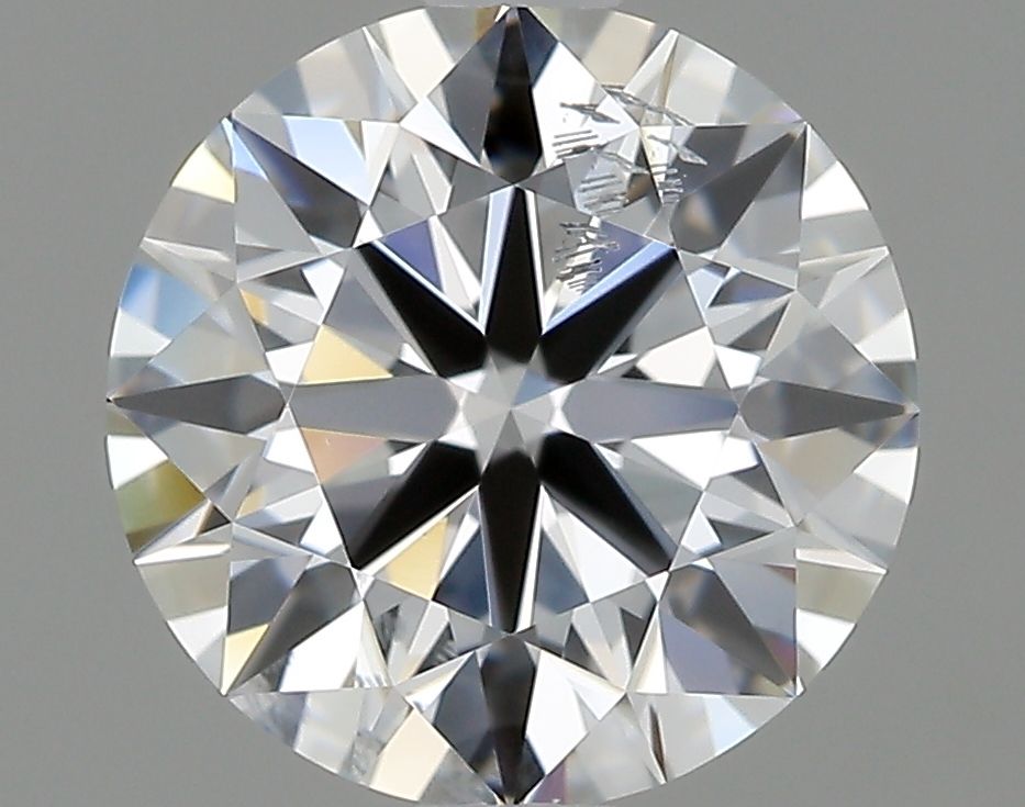 1.5 Carat Round Lab Diamond with  Cut Diamond in 14KT  view 1

