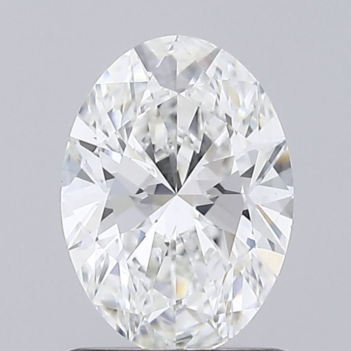 0.93 Carat Oval Lab Diamond with  Cut Diamond in 14KT  view 1
