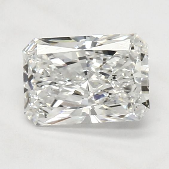1.0 Carat Radiant Lab Diamond with  Cut Diamond in 14KT  view 1

