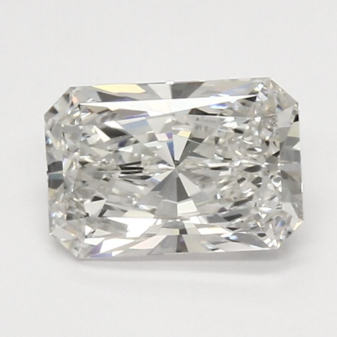 1.72 Carat Radiant Lab Diamond with  Cut Diamond in 14KT  view 1
