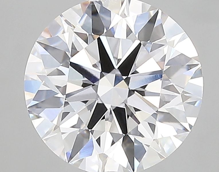 2.73 Carat Round Lab Diamond with  Cut Diamond in 14KT  view 1
