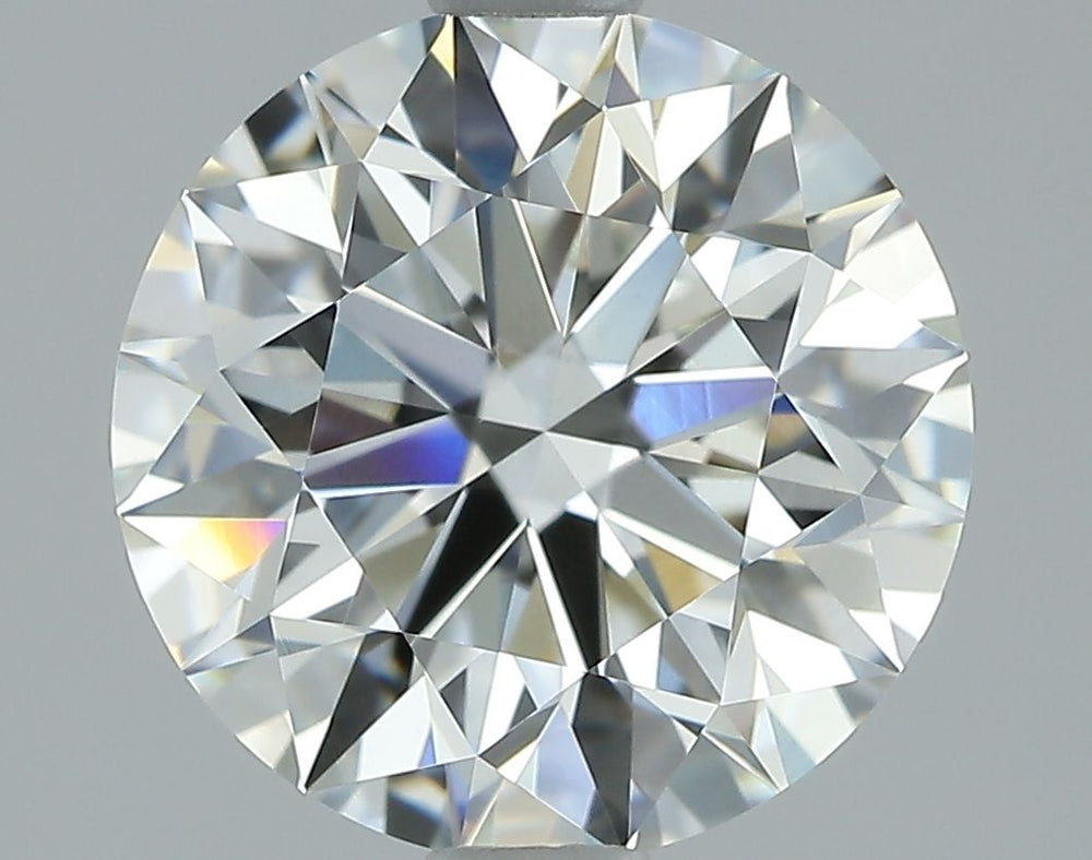 2.03 Carat Round Natural Diamond with  Cut Diamond in 14KT  view 1
