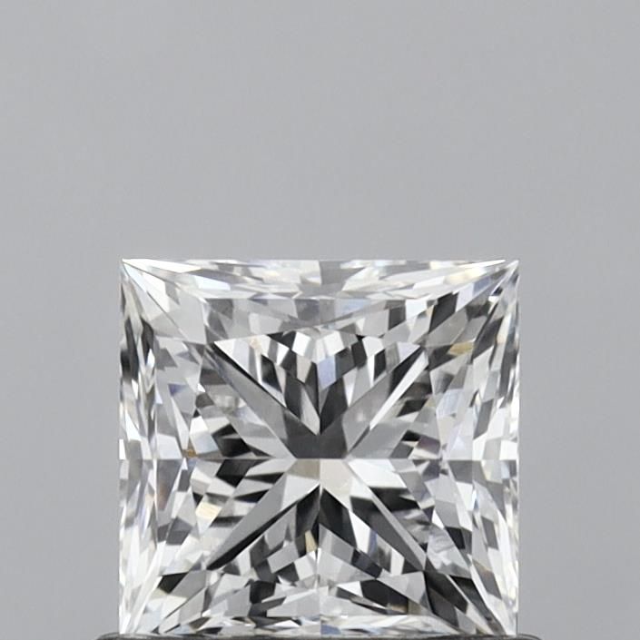 1.01 Carat Princess Lab Diamond with  Cut Diamond in 14KT  view 1
