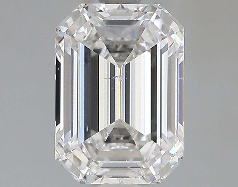 2.03 Carat Emerald Natural Diamond with  Cut Diamond in 14KT  view 1
