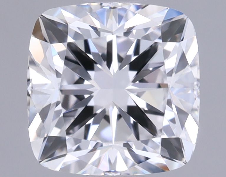 1.05 Carat Cushion Lab Diamond with  Cut Diamond in 14KT  view 1
