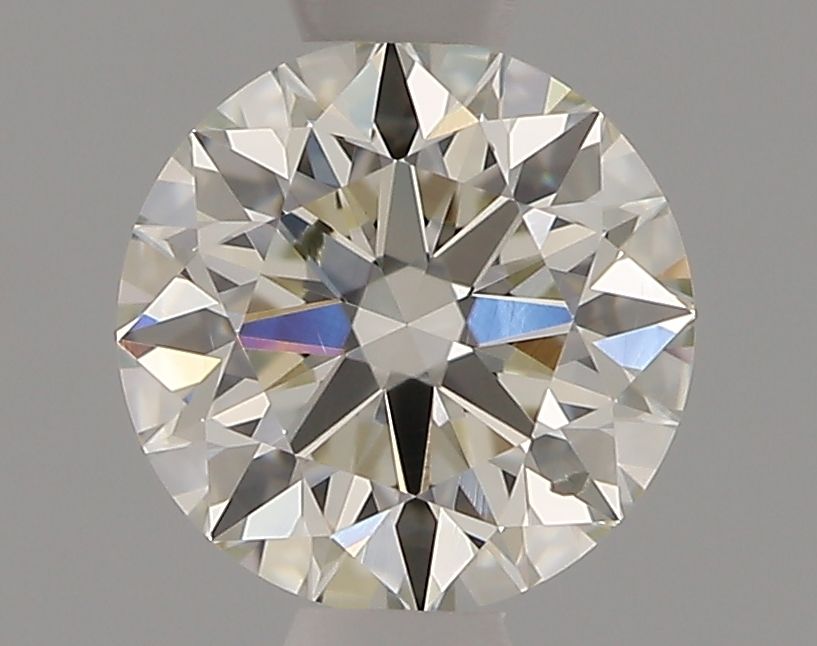 0.63 Carat Round Natural Diamond with  Cut Diamond in 14KT  view 1
