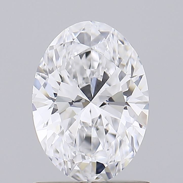 1.01 Carat Oval Lab Diamond with  Cut Diamond in 14KT  view 1

