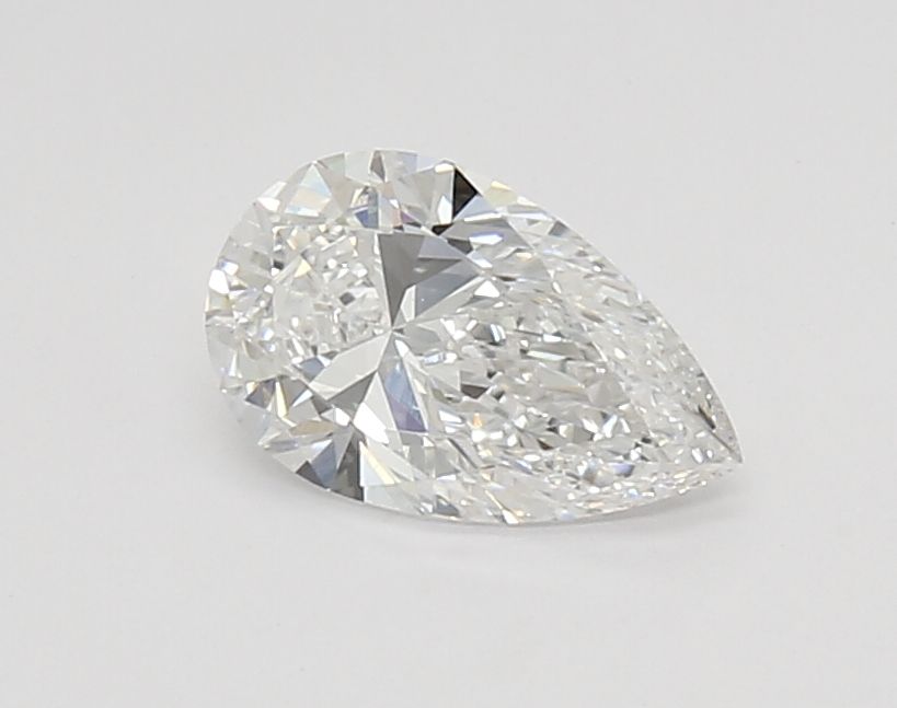 0.9 Carat Pear Lab Diamond with  Cut Diamond in 14KT  view 1
