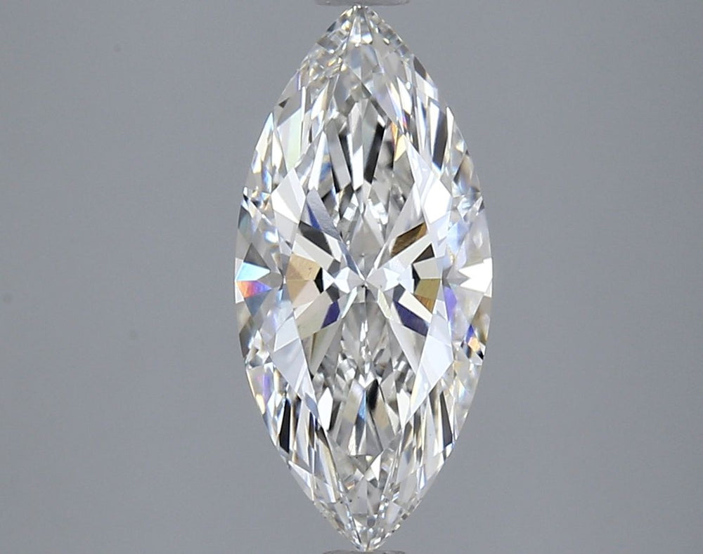 2.16 Carat Marquise Lab Diamond with  Cut Diamond in 14KT  view 1
