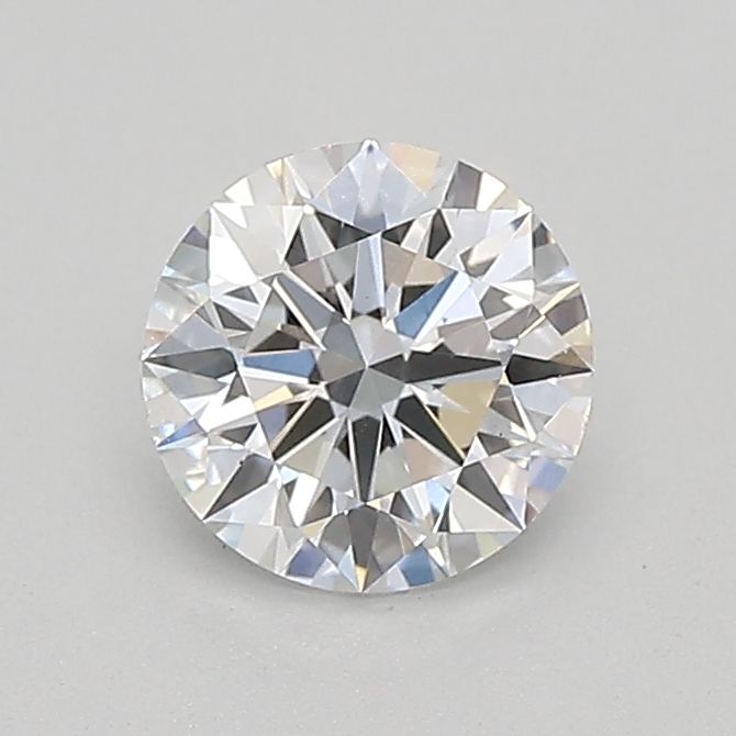 0.64 Carat Round Lab Diamond & 0.65 Carat Round Lab Diamond with  Cut Diamond in 14KT  view 1

