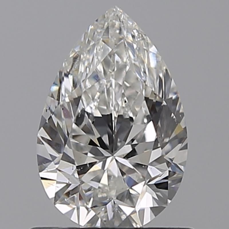 0.92 Carat Pear Natural Diamond with  Cut Diamond in 14KT  view 1
