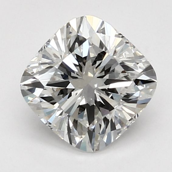 1.54 Carat Cushion Lab Diamond with  Cut Diamond in 14KT  view 1
