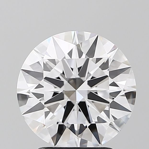 2.5 Carat Round Lab Diamond with  Cut Diamond in 14KT  view 1
