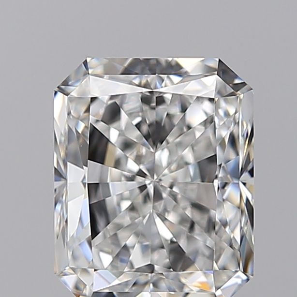 1.5 Carat Radiant Natural Diamond with  Cut Diamond in 14KT  view 1

