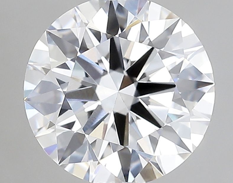 1.96 Carat Round Lab Diamond with  Cut Diamond in 14KT  view 1
