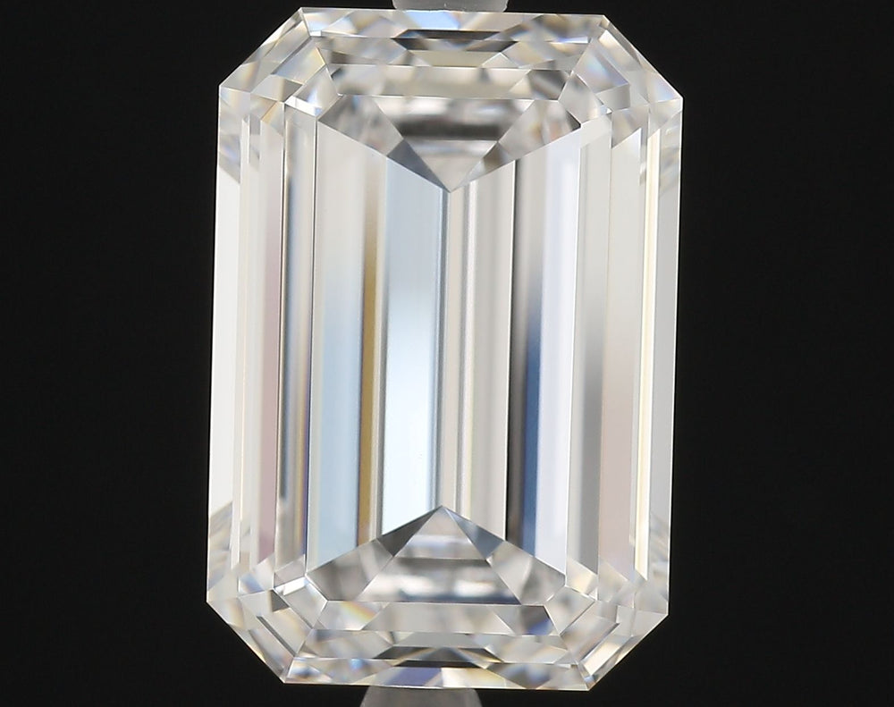 5.06 Carat Emerald Natural Diamond with  Cut Diamond in 14KT  view 1
