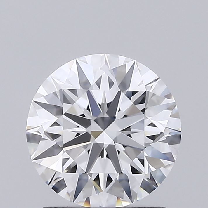 1.38 Carat Round Lab Diamond with  Cut Diamond in 14KT  view 1
