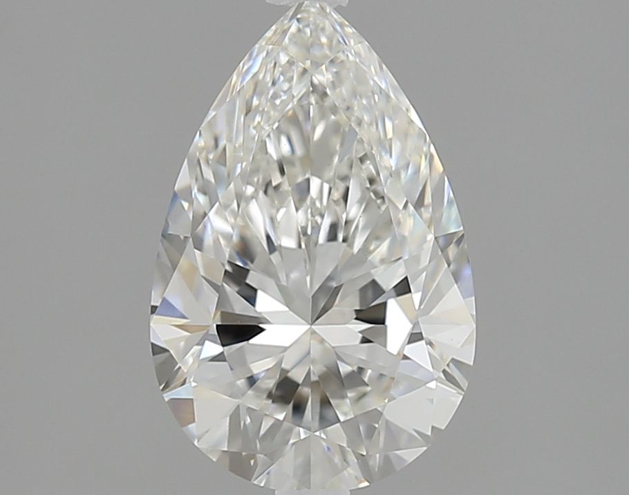 1.6 Carat Pear Lab Diamond with  Cut Diamond in 14KT  view 1
