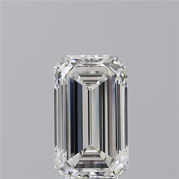 3.5 Carat Emerald Natural Diamond with  Cut Diamond in 14KT  view 1
