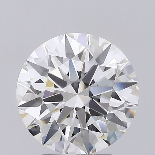 2.93 Carat Round Lab Diamond with  Cut Diamond in 14KT  view 1
