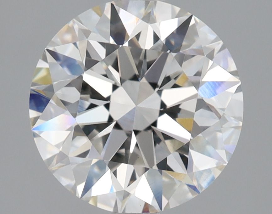 1.93 Carat Round Lab Diamond with  Cut Diamond in 14KT  view 1
