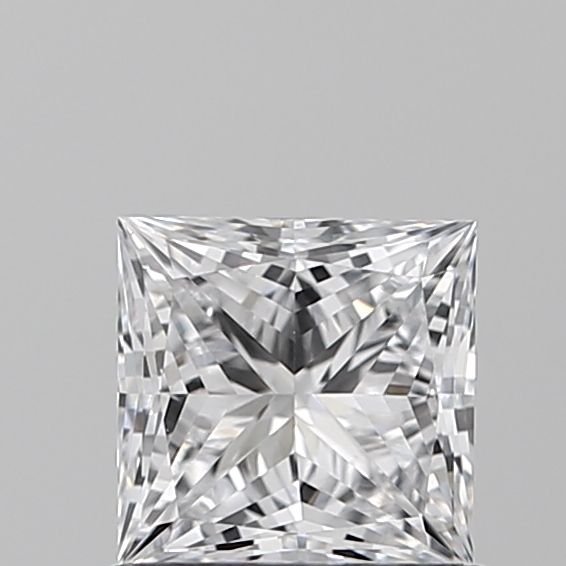 0.75 Carat Princess Lab Diamond with  Cut Diamond in 14KT  view 1

