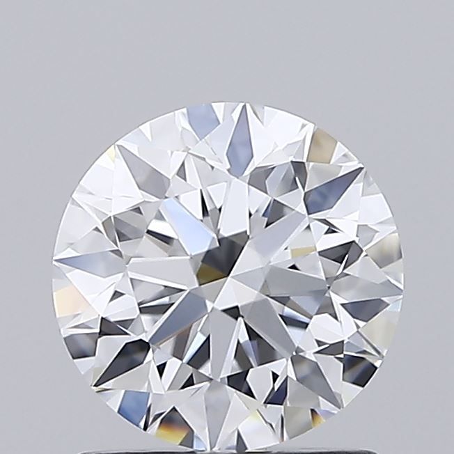 1.29 Carat Round Lab Diamond with  Cut Diamond in 14KT  view 1
