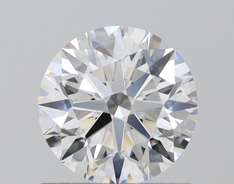 0.91 Carat Round Lab Diamond with  Cut Diamond in 14KT  view 1
