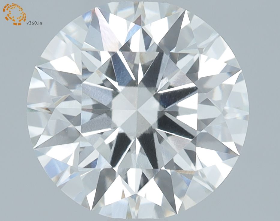 1.82 Carat Round Lab Diamond with  Cut Diamond in 14KT  view 1
