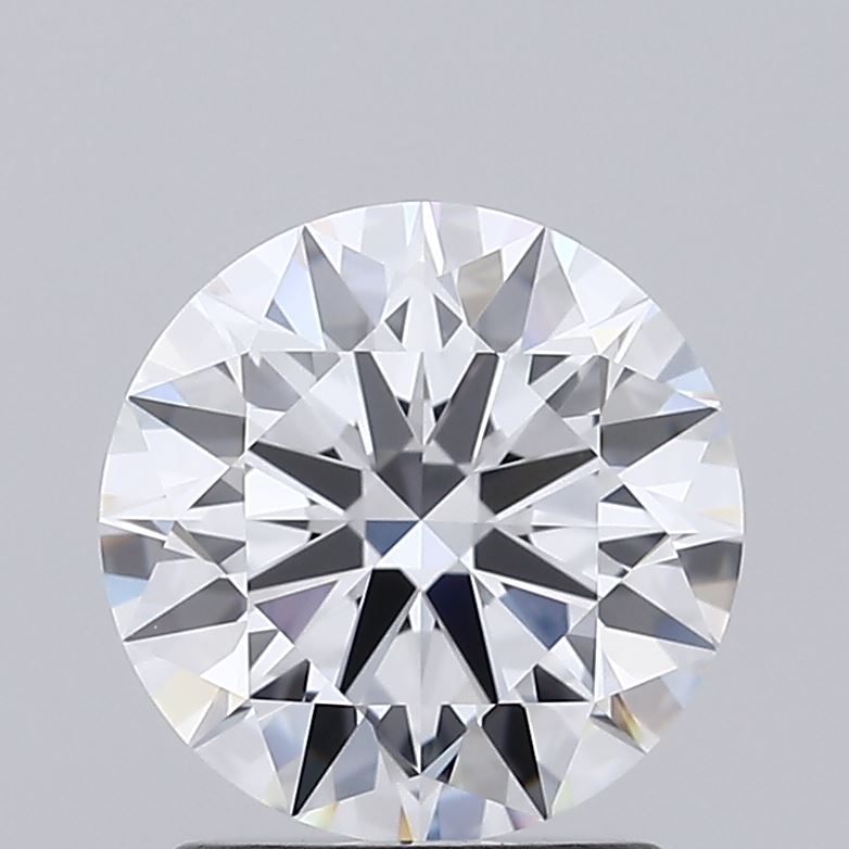 1.61 Carat Round Lab Diamond with  Cut Diamond in 14KT  view 1
