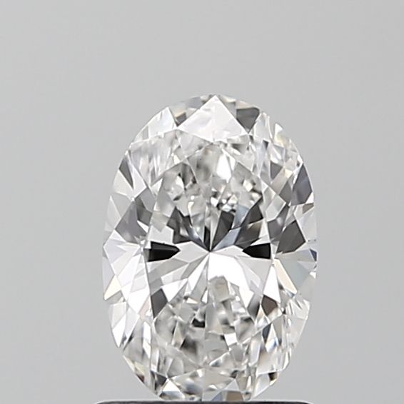 1.0 Carat Oval Lab Diamond with  Cut Diamond in 14KT  view 1
