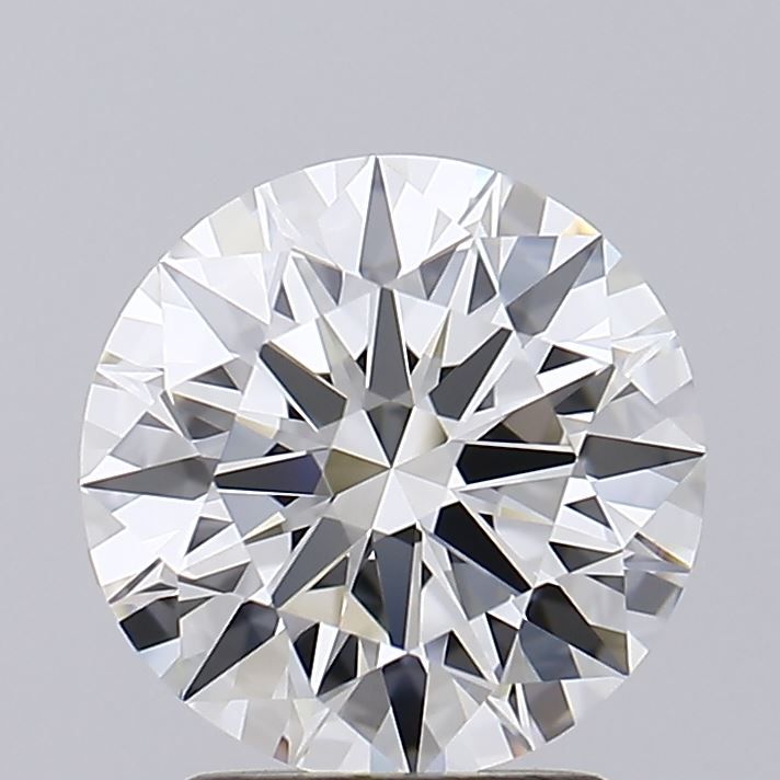 2.32 Carat Round Lab Diamond with  Cut Diamond in 14KT  view 1
