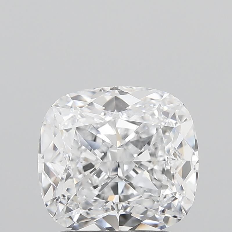 2.09 Carat Cushion Lab Diamond with  Cut Diamond in 14KT  view 1
