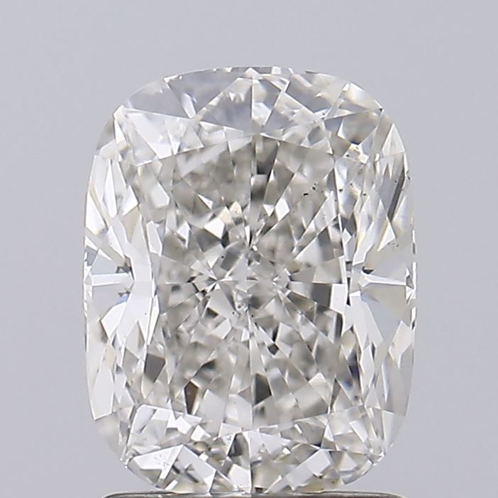 1.53 Carat Cushion Lab Diamond with  Cut Diamond in 14KT  view 1
