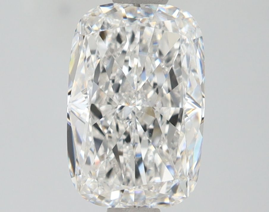 1.5 Carat Cushion Lab Diamond with  Cut Diamond in 14KT  view 1
