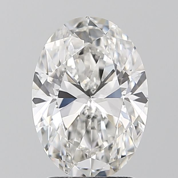 2.18 Carat Oval Lab Diamond with  Cut Diamond in 14KT  view 1
