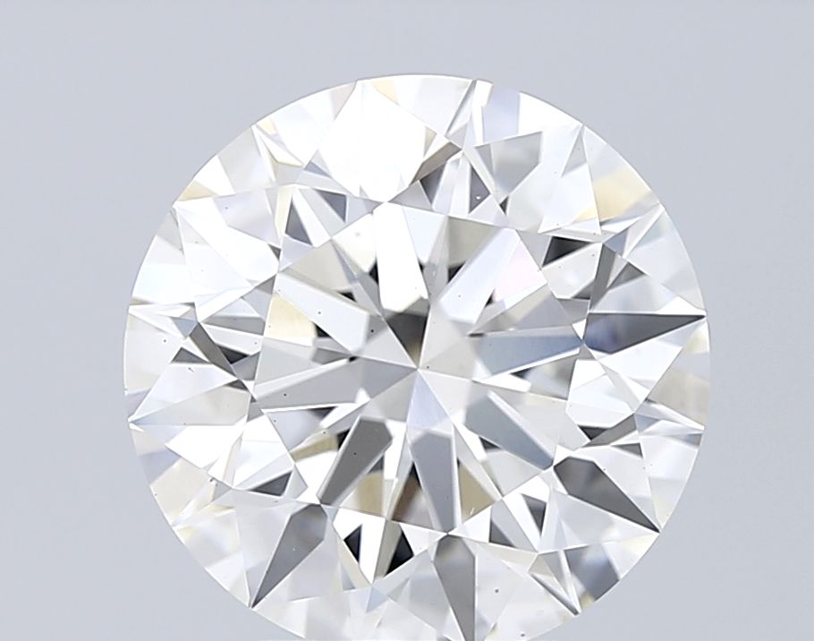 5.79 Carat Round Lab Diamond with  Cut Diamond in 14KT  view 1
