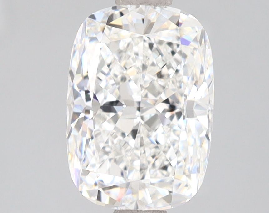 2.01 Carat Cushion Lab Diamond with  Cut Diamond in 14KT  view 1
