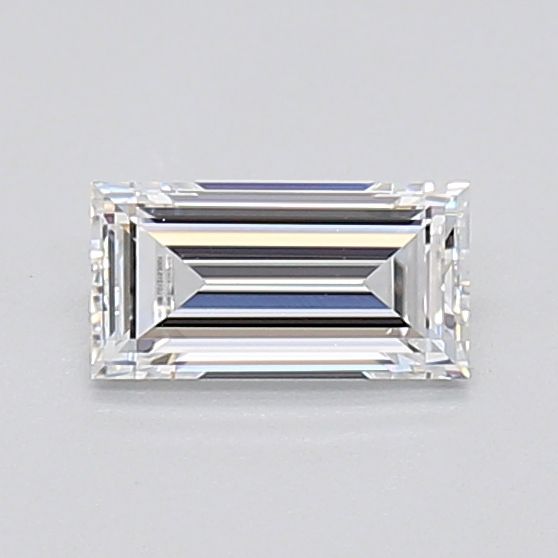 0.4 Carat Radiant Lab Diamond with  Cut Diamond in 14KT  view 1
