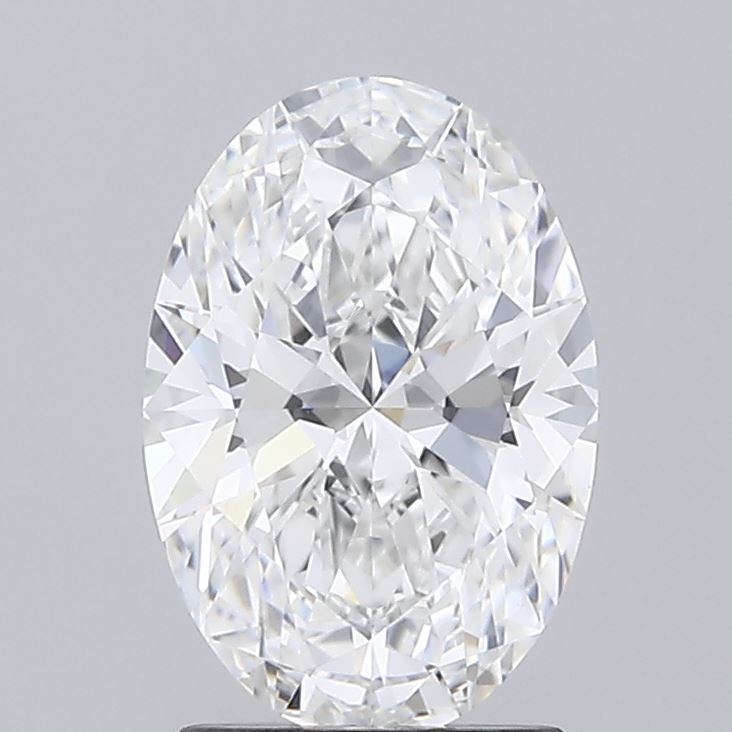 1.78 Carat Oval Lab Diamond with  Cut Diamond in 14KT  view 1
