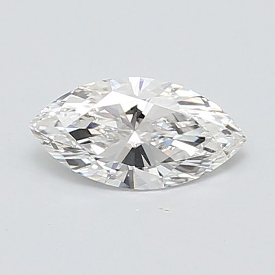 0.64 Carat Marquise Lab Diamond with  Cut Diamond in 14KT  view 1
