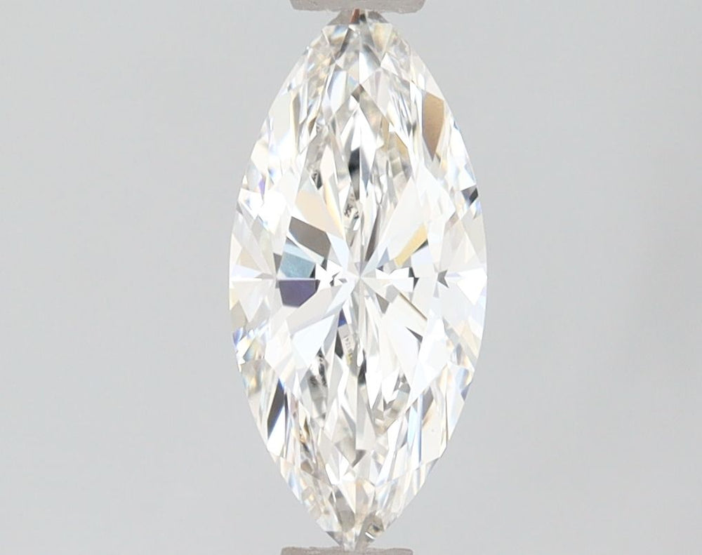 1.0 Carat Marquise Lab Diamond with  Cut Diamond in 14KT  view 1
