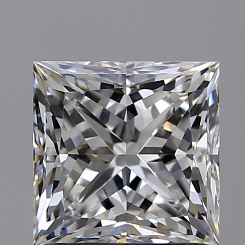 1.3 Carat Princess Natural Diamond with  Cut Diamond in 14KT  view 1

