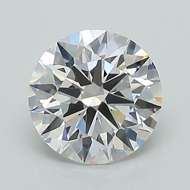 1.01 Carat Round Lab Diamond & 1.02 Carat Round Lab Diamond with  Cut Diamond in 14KT  view 1
