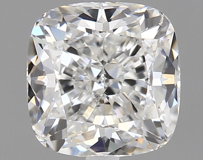 1.0 Carat Cushion Natural Diamond with  Cut Diamond in 14KT  view 1
