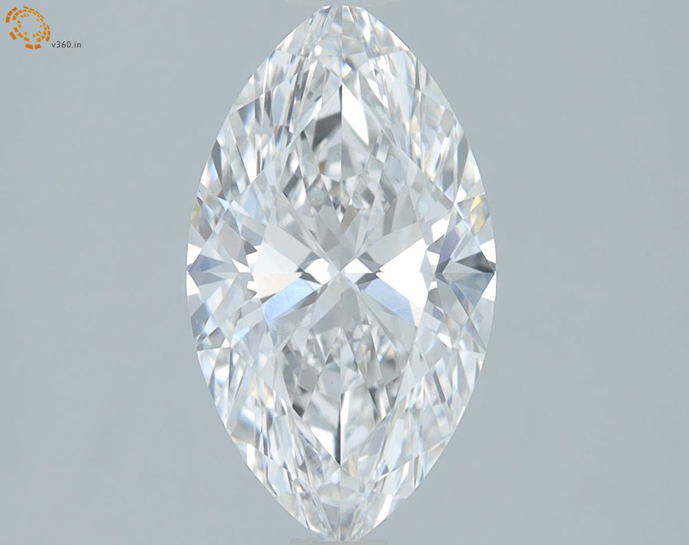 1.2 Carat Marquise Lab Diamond with  Cut Diamond in 14KT  view 1
