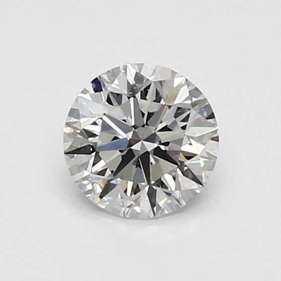 0.64 Carat Round Lab Diamond with  Cut Diamond in 14KT  view 1
