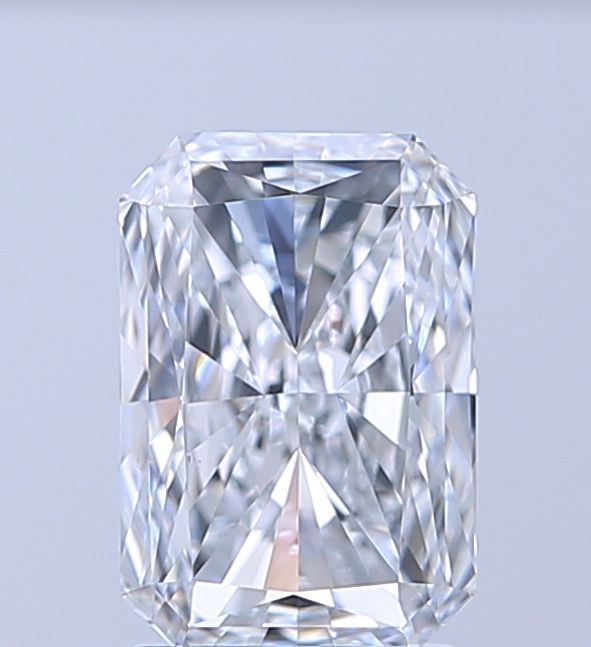 2.01 Carat Radiant Lab Diamond with  Cut Diamond in 14KT  view 1
