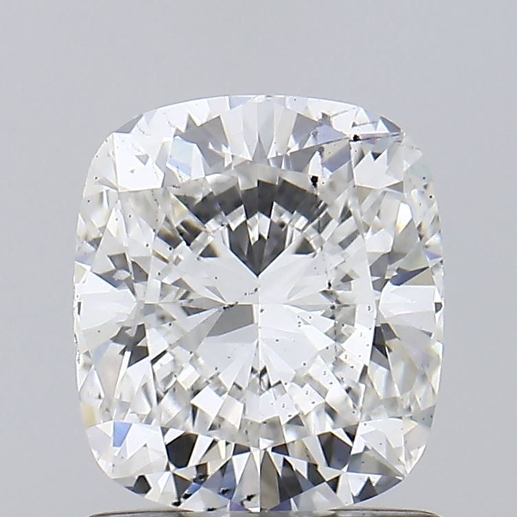 1.16 Carat Cushion Lab Diamond with  Cut Diamond in 14KT  view 1
