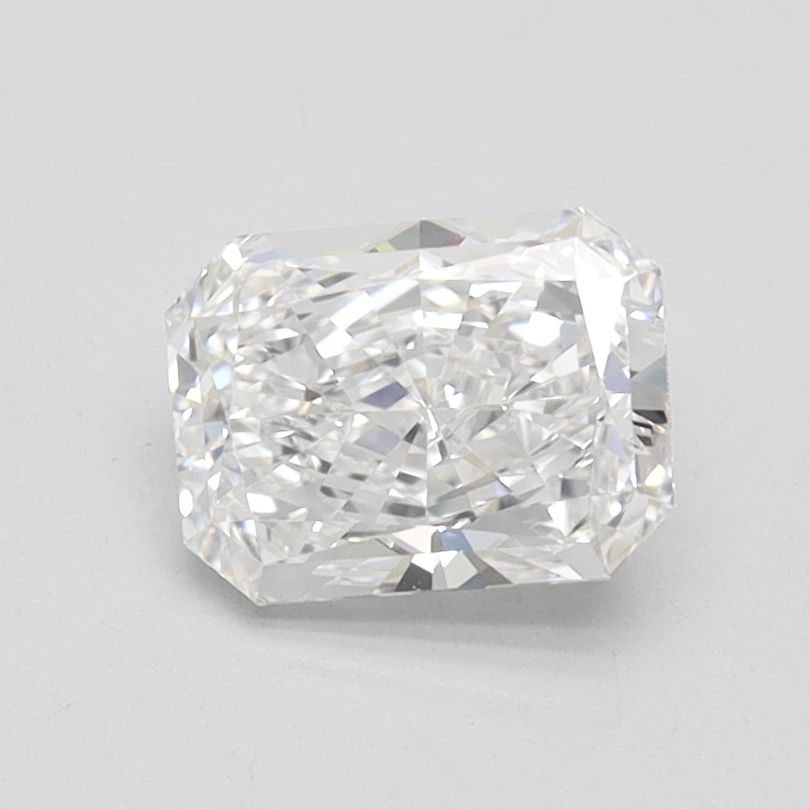 1.0 Carat Radiant Lab Diamond with  Cut Diamond in 14KT  view 1
